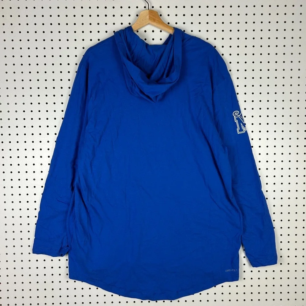 Nike 1 Cent Memphis Tigers Hoodie XL Blue Basketball Team Issued Penny NWT LW‎